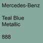 Preview: Mercedes-Benz, Teal Blue Metallic, 888.